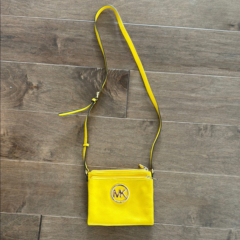 Michael Kors Yellow Crossbody Bag